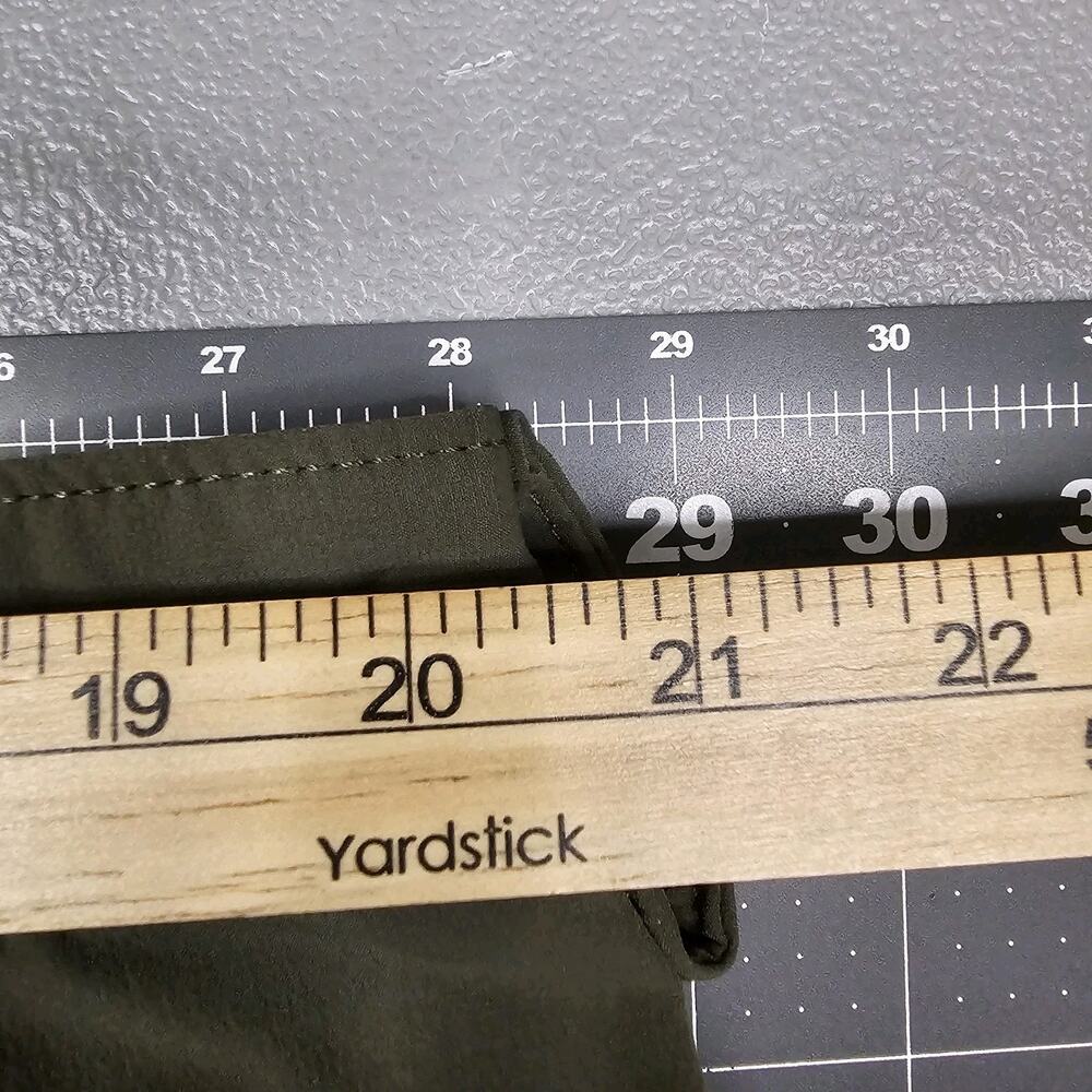 Duluth Trading Pants 42x30 Green Stretch Nylon Flexpedition Cargo Brown Workwear - Picture 15 of 16